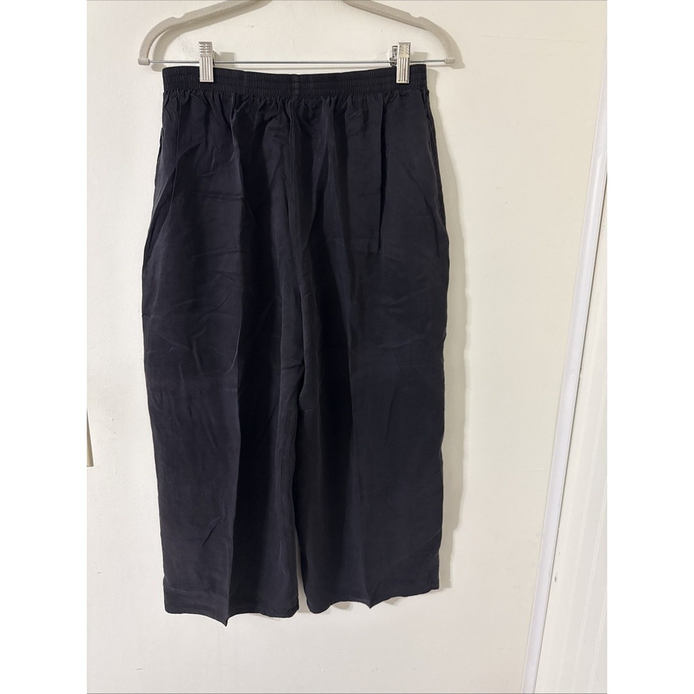 CTC Carol Turner Collection Black Pull On Pants Women's Size Medium Made In USA